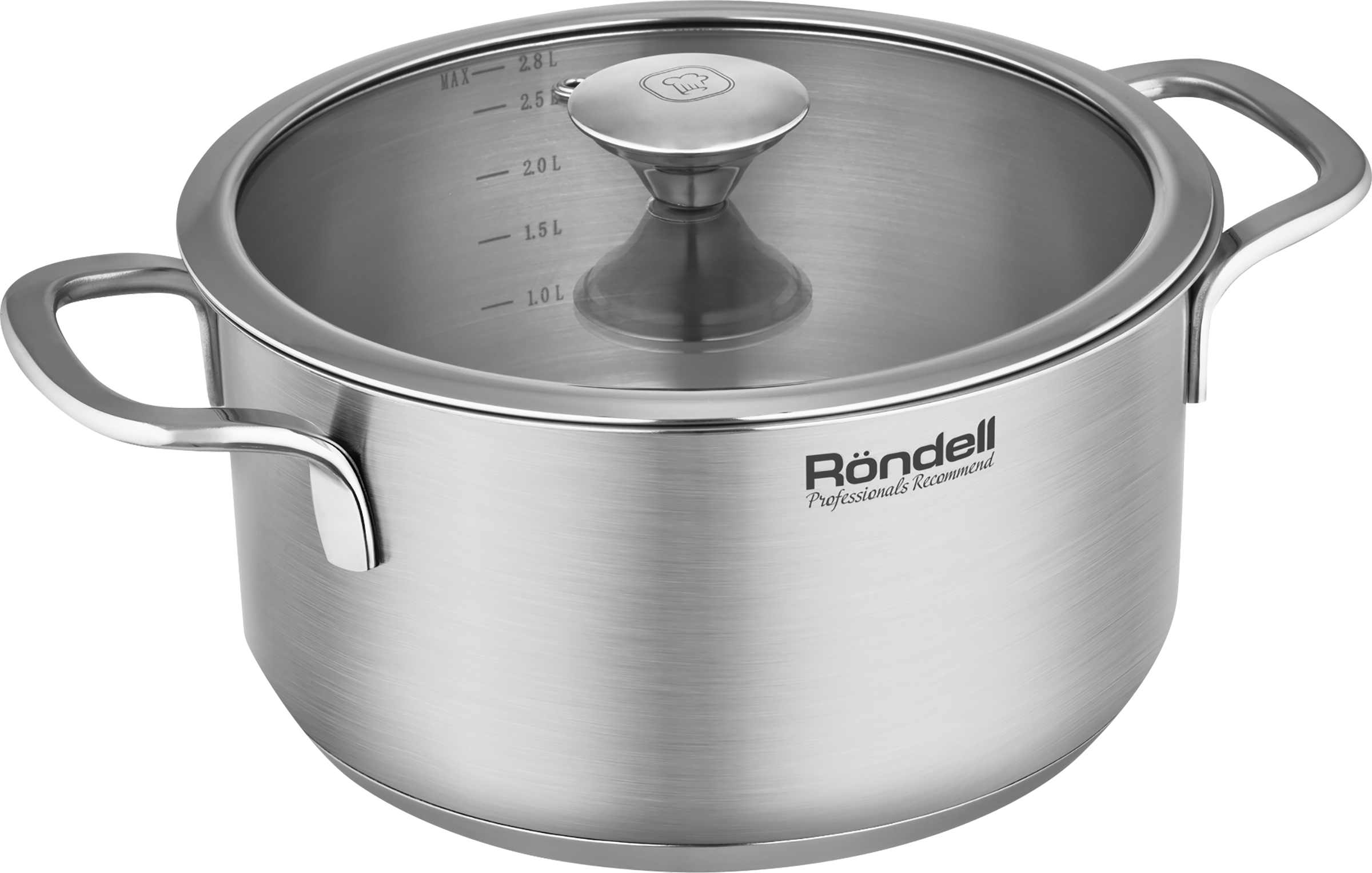 

Кастрюля Rondell Modern, нержавеющая сталь, индукция, 2.8л, Арт. 1747-RD-01