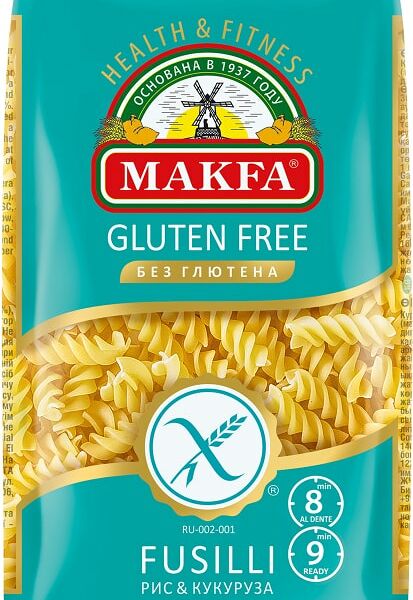 Макароны Makfa Fusilli без глютена 300г