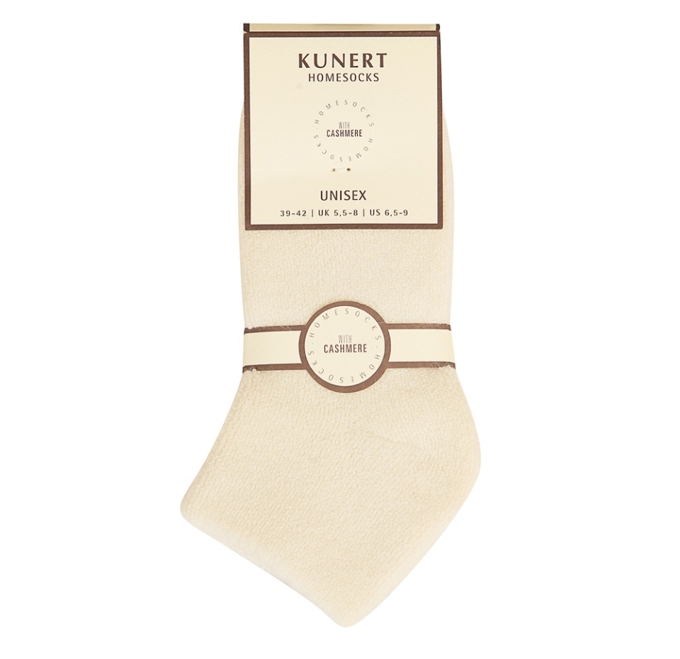 

Носки унисекс Kunert Homesocks кремовые р. 39-42