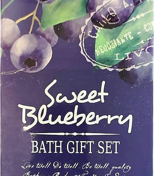 Набор Linmin Blueberry Скраб для тела+бомбочка для ванны