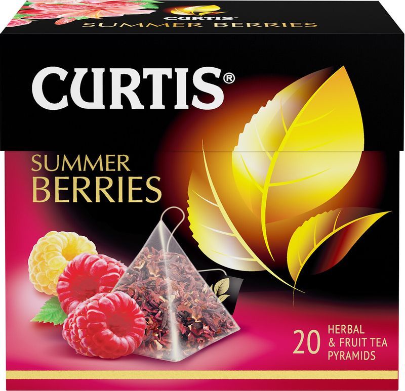 

Чай фруктовый Curtis Summer Berries 20 пирамидок х 1.7 г