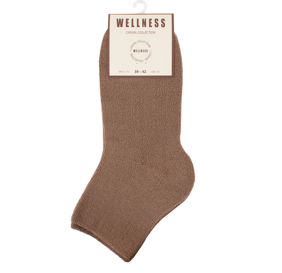 

Носки Wellness светло-кофейного цвета, размер 39-42