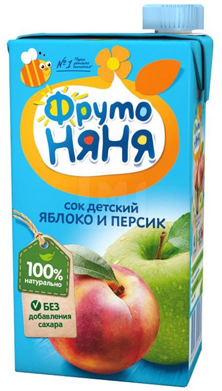 

Сок ФрутоНяня Яблоко-персик