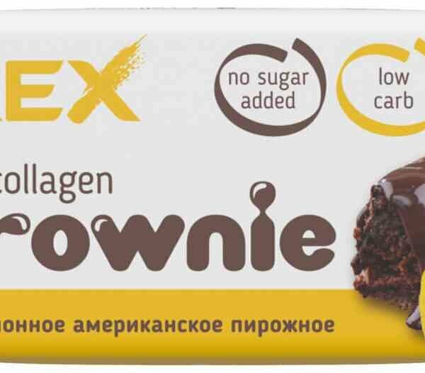 Пирожное Protein Rex Брауни Банановое