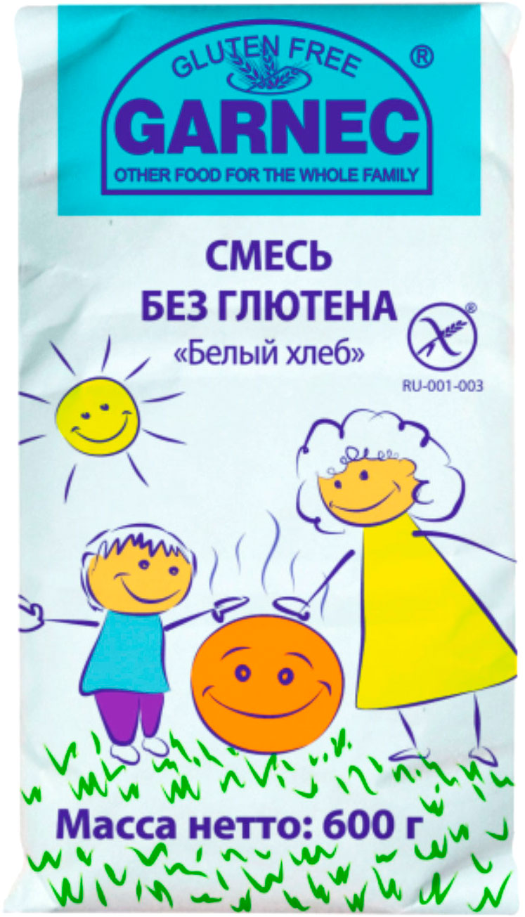 

Смесь Garnec без глютена Белый Хлеб