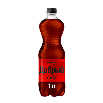 Напиток Добрый Cola без сахара сильногазированный, 1л