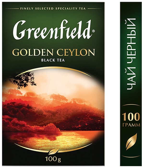 

Чай Greenfield Golden Ceylon Черный Листовой 100 г