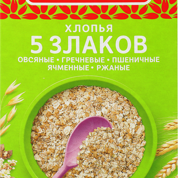 Хлопья мультизлаковые Макфа 5 злаков