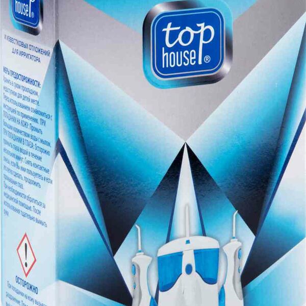 Средство для чистки ирригатора Top house, 4 пакета по