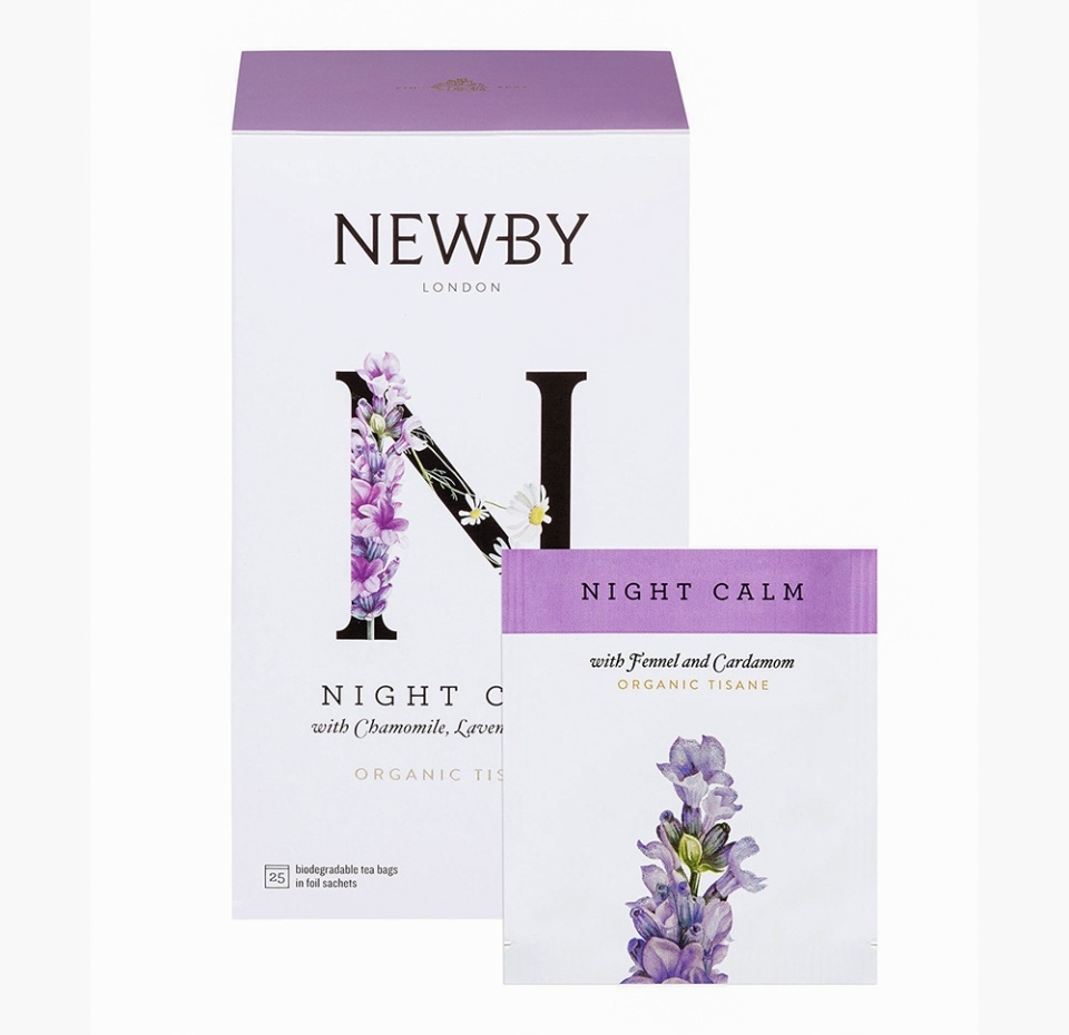 

Чай Newby Найт Калм Органик пакетированный