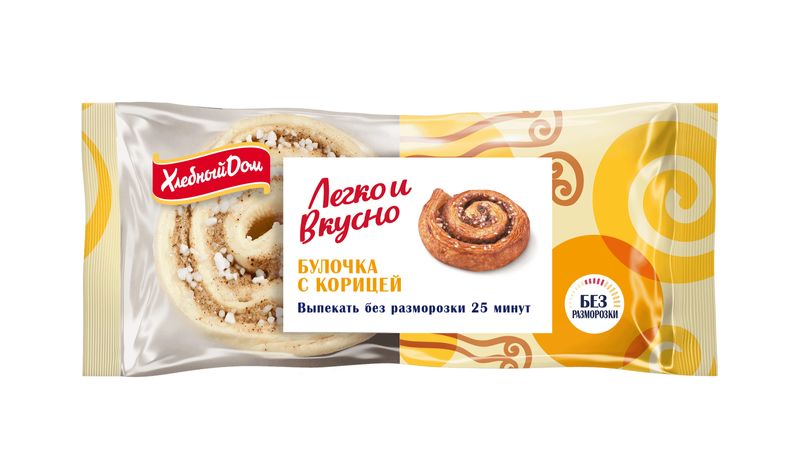 

Булочка Хлебный дом Легко и Вкусно с корицей 180 г
