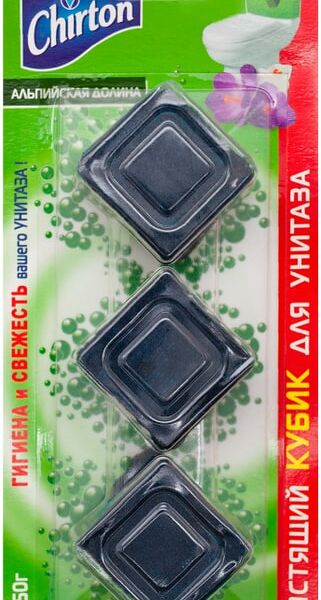 Чистящий кубик для унитаза Chirton Альпийская Долина 3в1