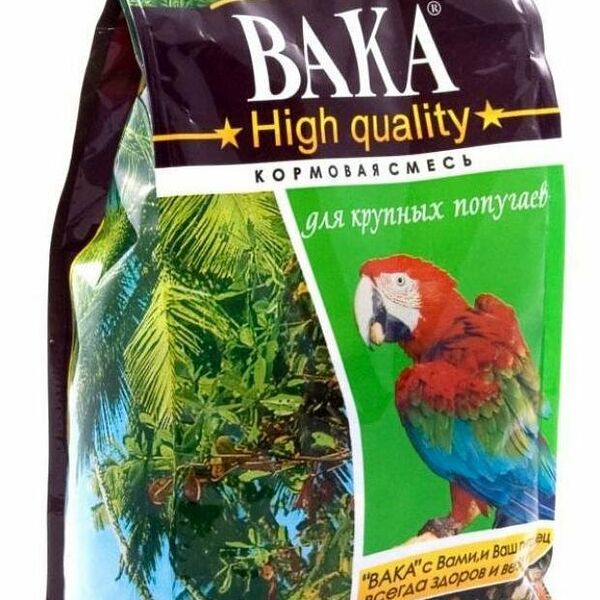 ВАКА High Quality корм для крупных попугаев Злаковое ассорти