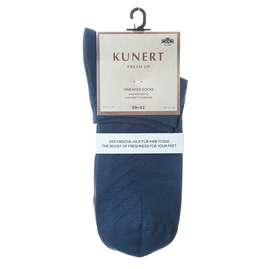 

Носки мужские Kunert Fresh Up укороченные цвет синий/190 размер 1, Германия