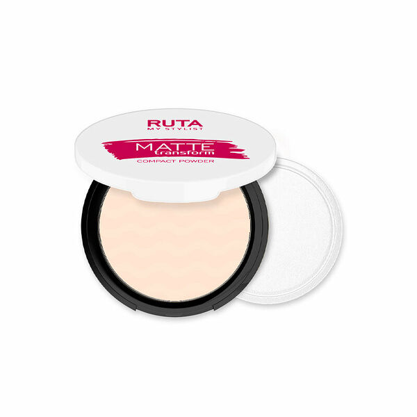 Компактная пудра для лица Ruta Matte Transform т.02 Светлый беж 7 г
