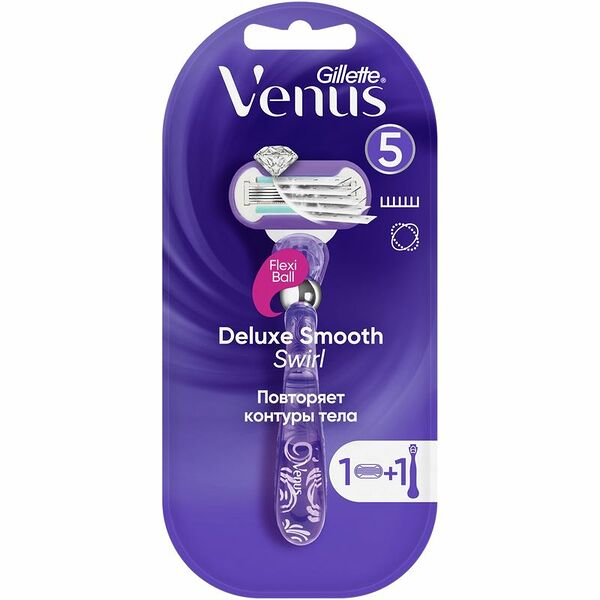 Станок для эпиляции Venus Swirl + 1 кассета, Gillette, США
