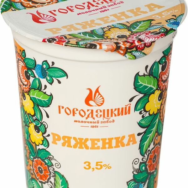 Ряженка Городецкий Молочный Завод 3.5%