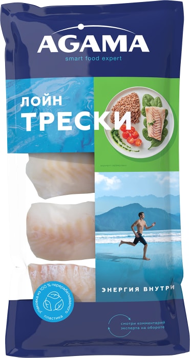 

Лойн трески Agama замороженный 400 г