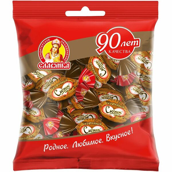 Конфеты Славянка Кофейный сюжет
