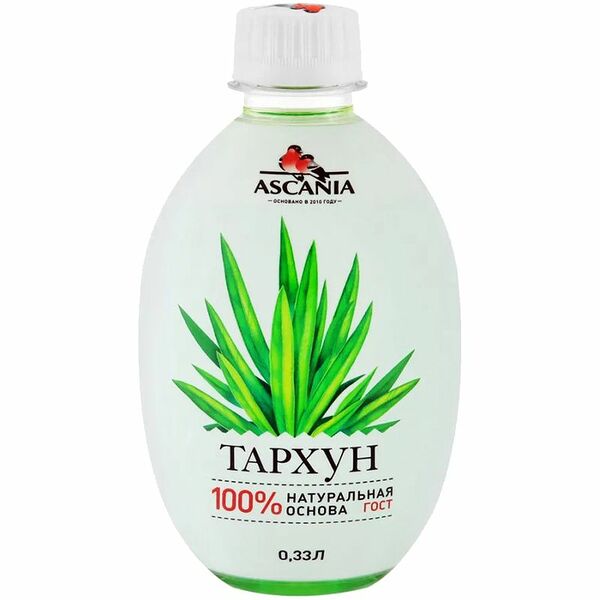 Напиток безалкогольный Ascania Тархун сильногазированный, 330мл