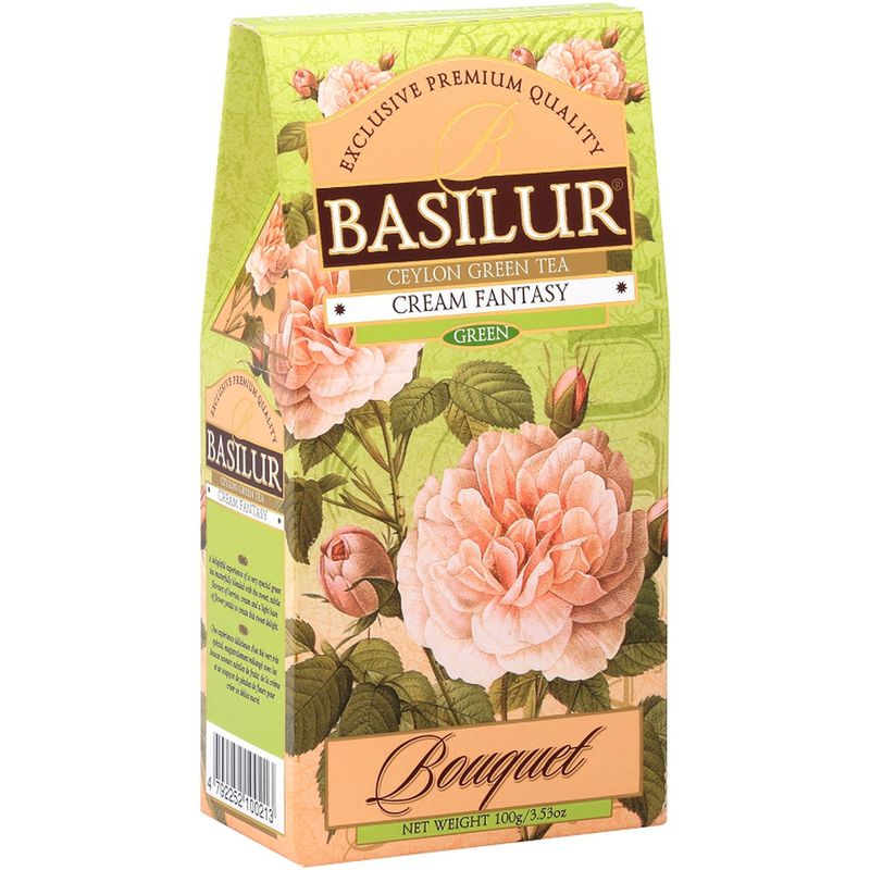 

Чай зеленый Basilur Bouquet Кремовая фантазия, листовой, 100 г