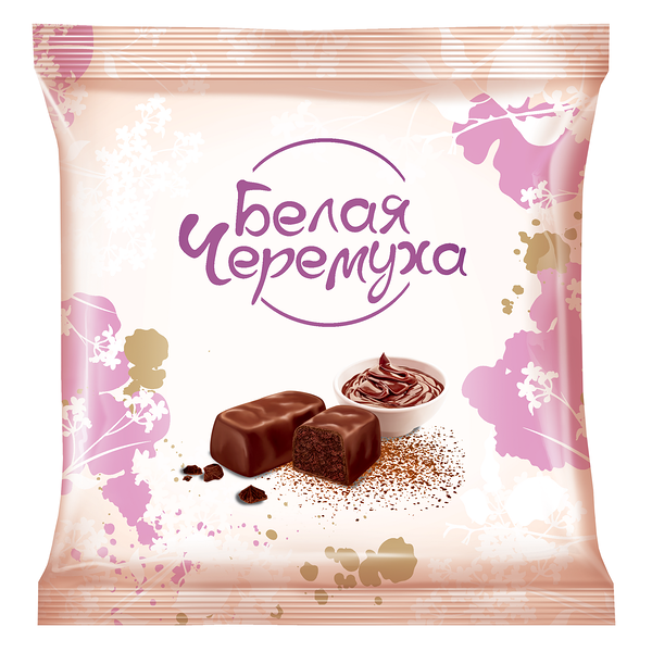 Конфеты Kdv Белая черемуха помадные глазированные