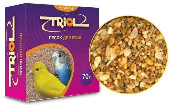 Песок-минеральная подкормка Triol для птиц