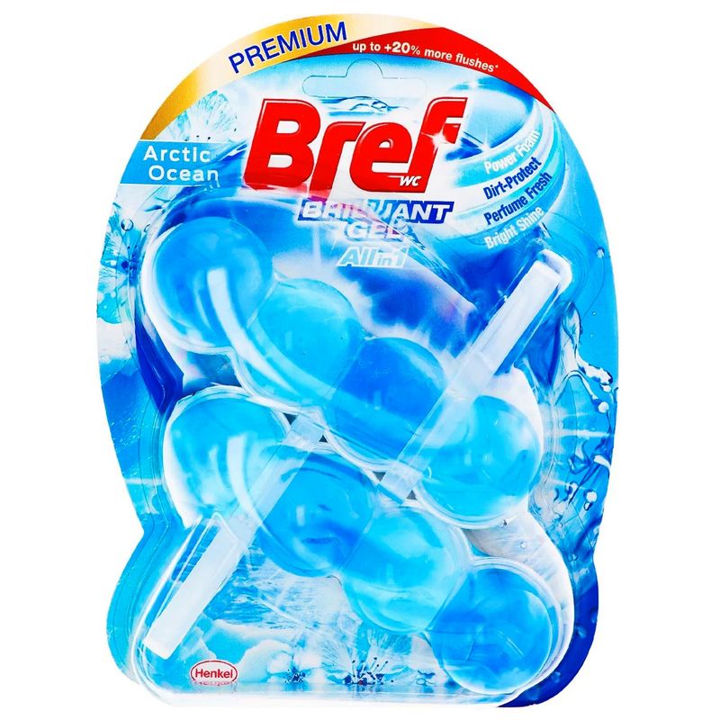 

Средство для унитазов Bref Brilliance Gel Арктический океан 2 шт