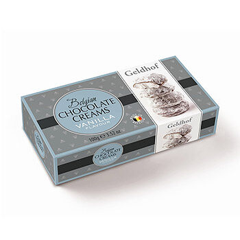 Шоколадные конфеты Geldhof кремовые снежки с ванильной начинкой