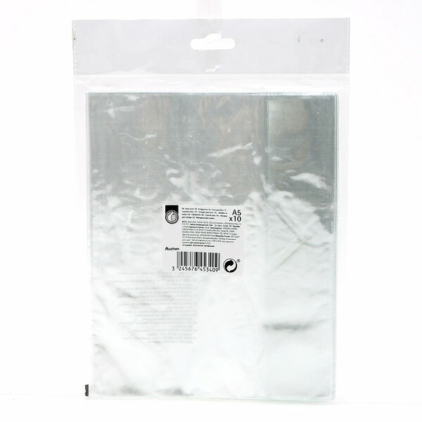 Обложка для тетради, А5*10шт ТМ Auchan (Ашан)