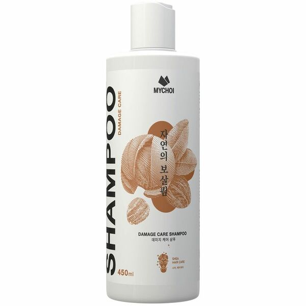 Шампунь Mychoi для волос поврежденных с маслом ши, 450мл