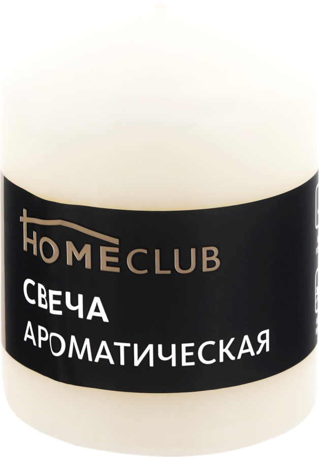 

Свеча ароматическая HOMECLUB Ваниль, столбик 7х9см