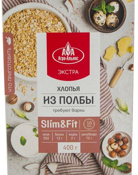 Хлопья Агро-Альянс из полбы 400г