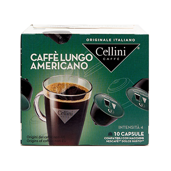 

Кофе в капсулах Cellini Dolce Gusto Lungo Americano 10 шт. 75 г