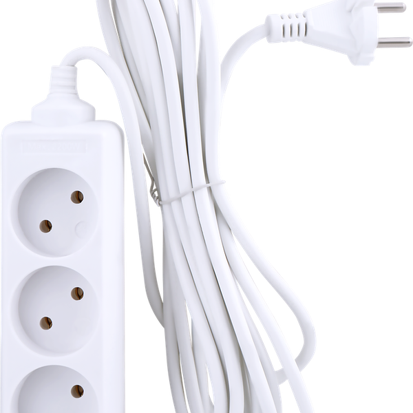 Удлинитель сетевой HOME CLUB S 3x5 -20 без заземления без выключателя 10A