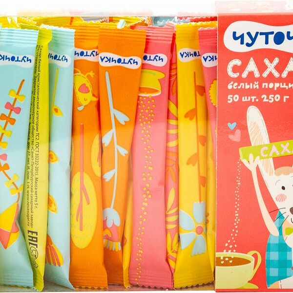 Сахар Чуточка ТС2 белый кристаллический, 250г