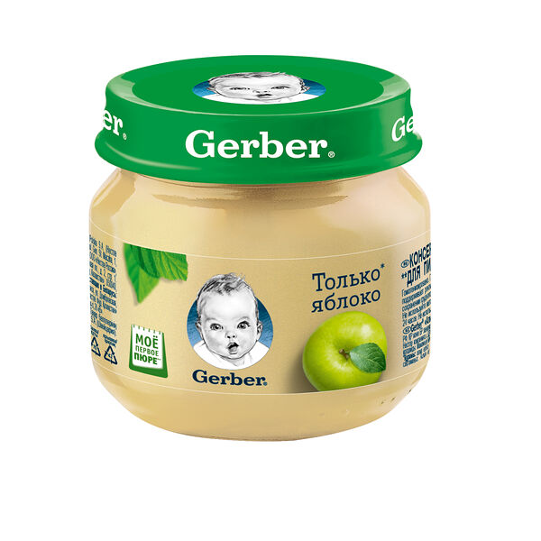 Гербер пюре яблочное 80г