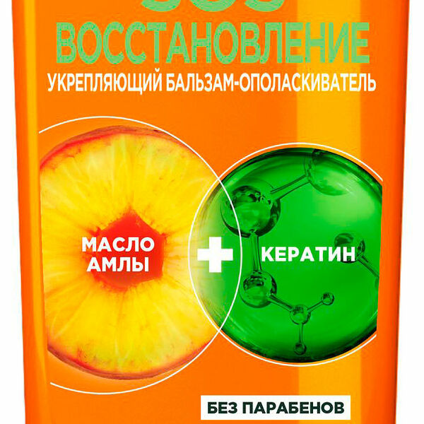 Бальзам-ополаскиватель для секущихся и очень поврежденных волос FRUCTIS Sos Восстановление