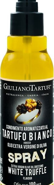 Масло оливковое Giuliano Tartufi нерафинированное с экстрактом белого трюфеля 100мл