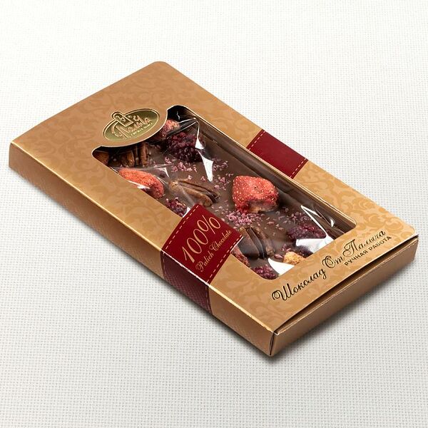 Шоколадная плитка Молочный шоколад Орех пекан 60 г