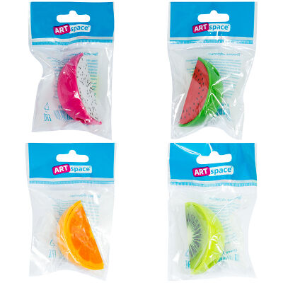 Точилка пластиковая ArtSpace Фрукты 1 отверстие контейнер SH_19213