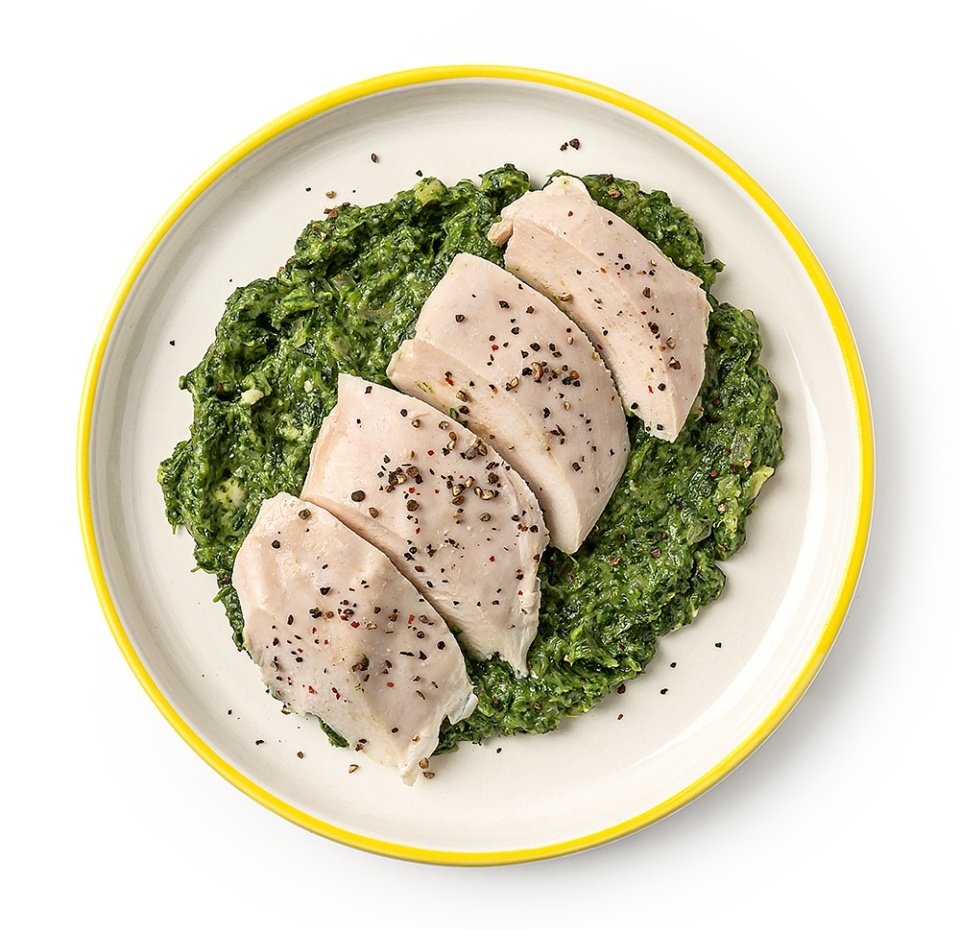 

Филе куриное в соусе из шпината, «Почти готово», 300 г, Россия