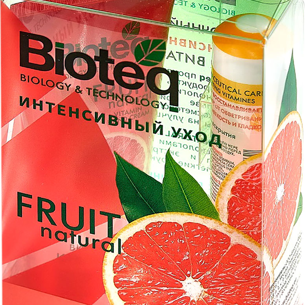 Набор подарочный Bioteq Крем для рук увлажнение + Бальзам для губ 3. Авокадо Грейпфрут в ассортименте
