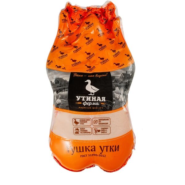Тушка утки Утиная ферма потрошеная охлажденная