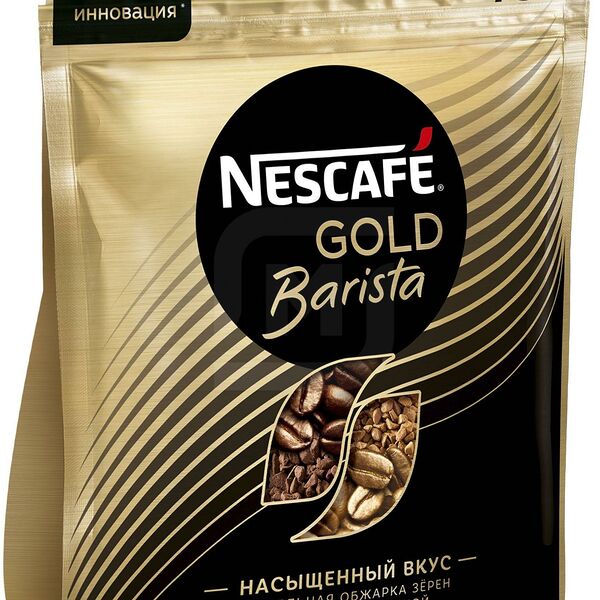 Кофе молотый в растворимом Nescafe Gold Barista