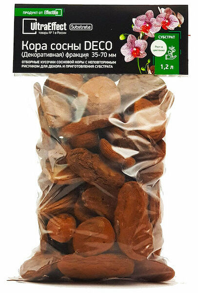Гранулят из сосновой коры Deco (Деко) 1,2 л ТМ UltraEffect (УльтраЭффект)