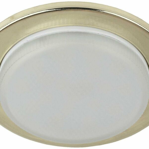 Встраиваемый светильник ЭРА KL70 GD /1, цоколь GX53, круглый