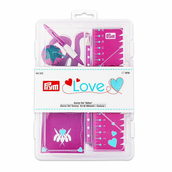 651223 Базовый набор 'Шитье', Prym Love ярко-розовый Prym