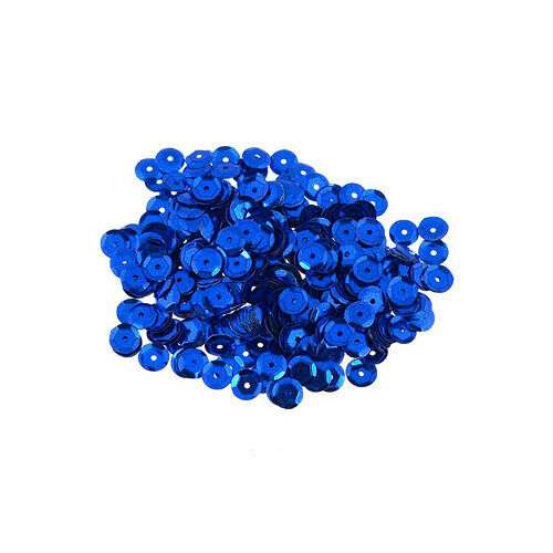 Пайетки граненые 6мм, ' Astra&Craft' 10г(5 т.синий),шт