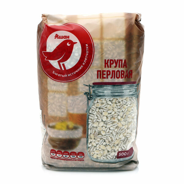 Крупа перловая АШАН Красная птица